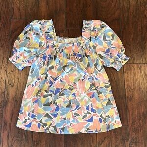 Entro puff sleeve top, small nwt